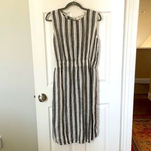 Linen Stripe Dress